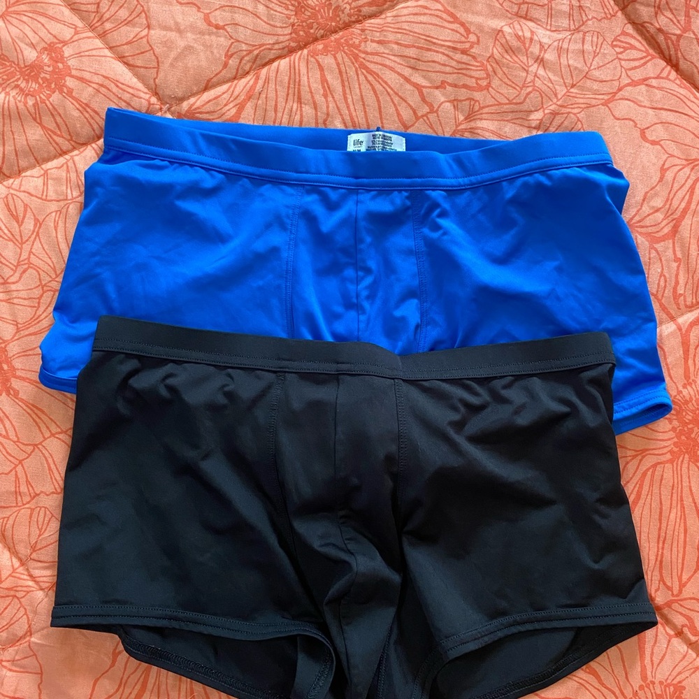 LIFE by Jockey Men's 1 Royal Blue and 1 Black Boxer Briefs